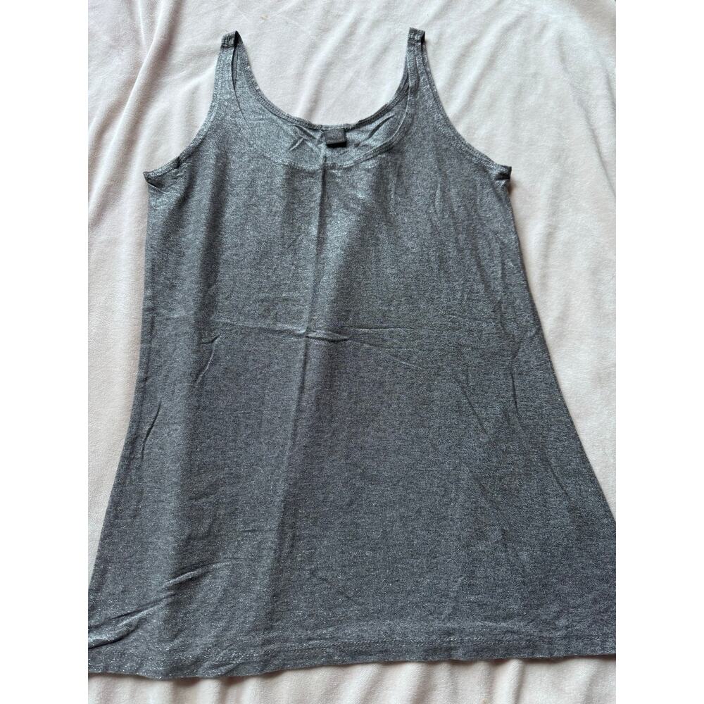 Only Hearts So Fine Skinny Tank Gunmetal Size L